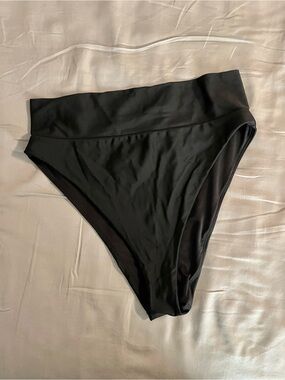 Aerie High Cut Cheeky Bikini Bottoms (M)
